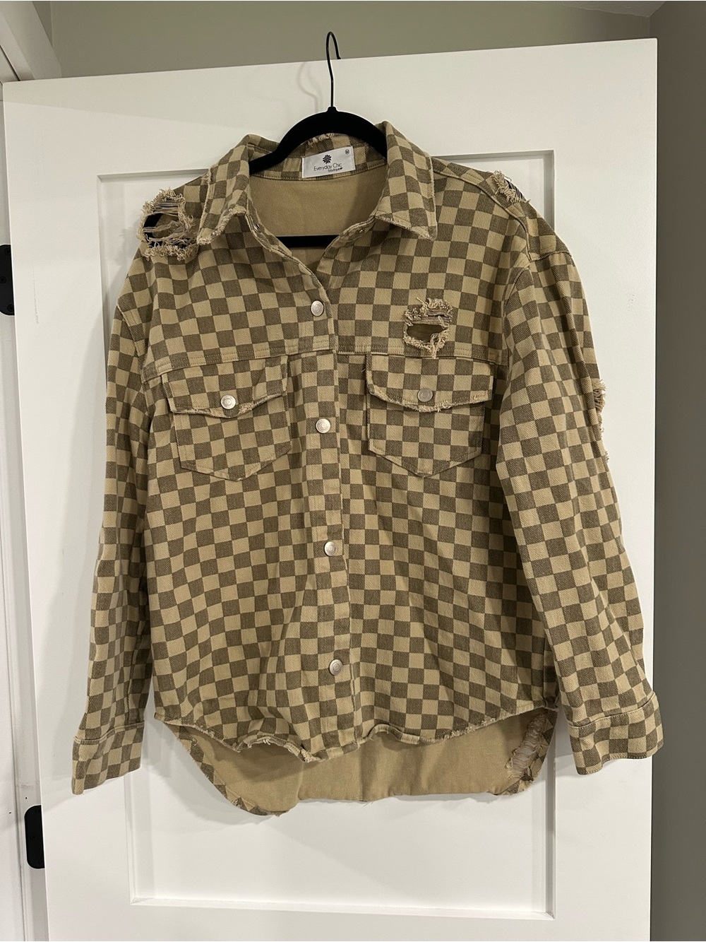 Everyday Chic Boutique Women’s Check The Scene Checkered Shacket